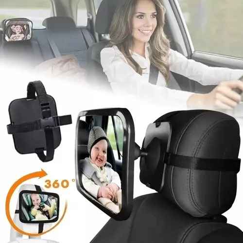 Espejo Retrovisor De Auto Para Seguridad De Niños/bebé