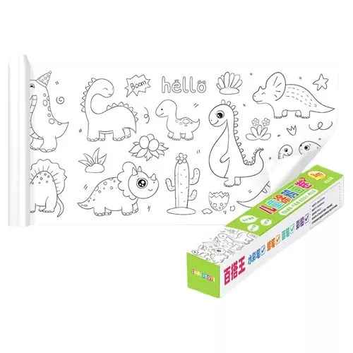 Rollo De Dibujos Para Colorear De 3 Metros Papel Para Niños