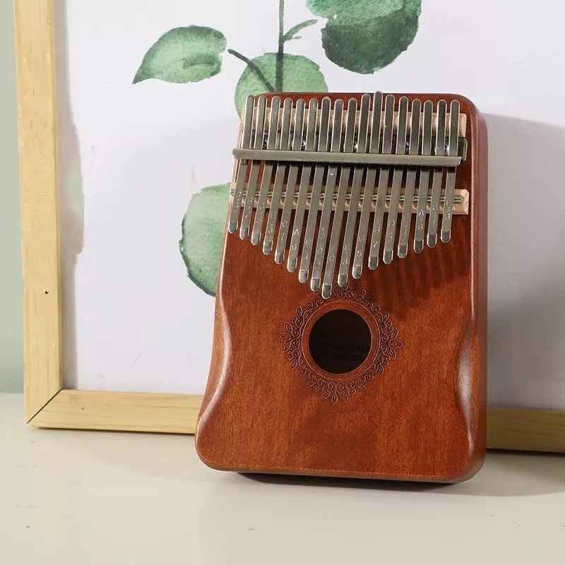 Kalimba Instrumento Musical 17 Tonos De Madera