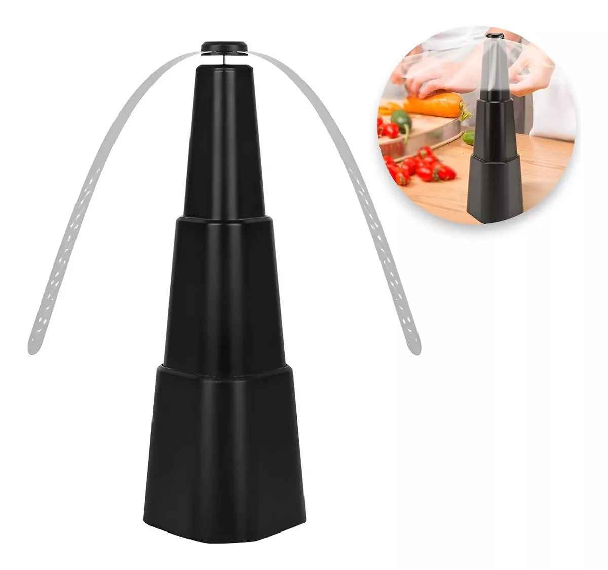 Ventilador Abanico Repelente De Moscas Protector De Alimento