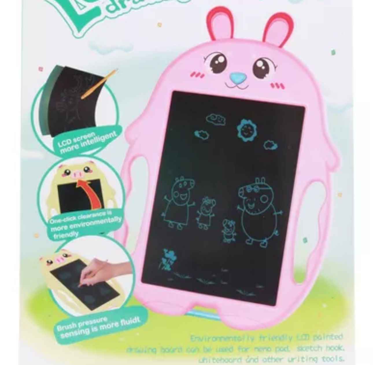 Pizarra Magica Tableta Lcd Escritura Digital Infantil Formas