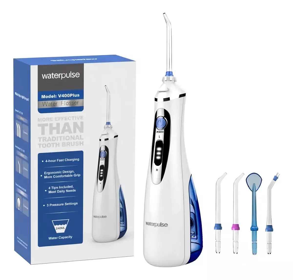Limpiador Bucal Irrigador Waterpulse V4000plus