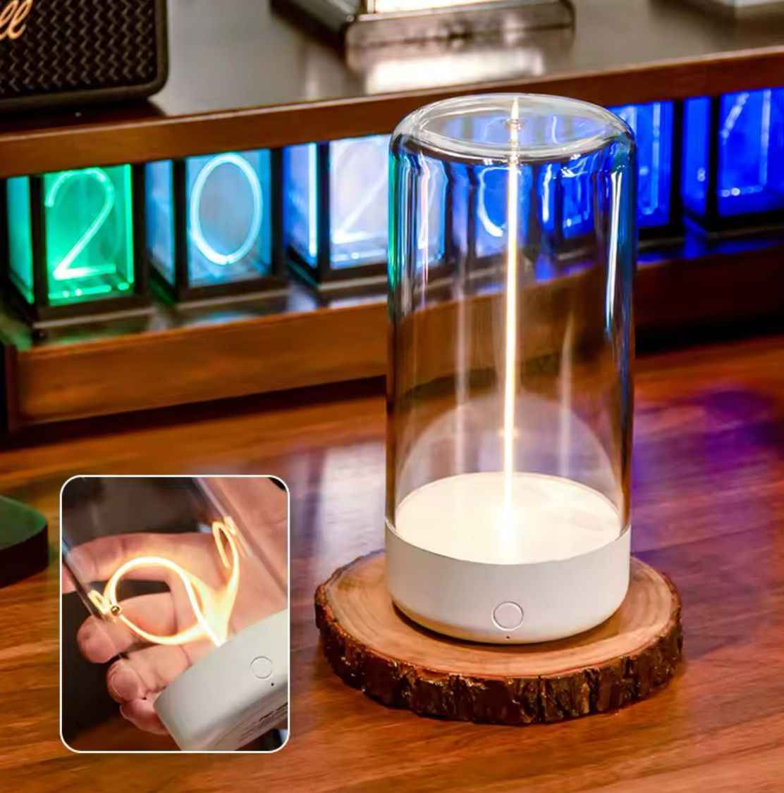 Lámpara Magnetica Luz Led Decorativa Recargable