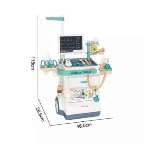 Set De Juego Consultorio Medico Electrocardiograma 26 Pzas