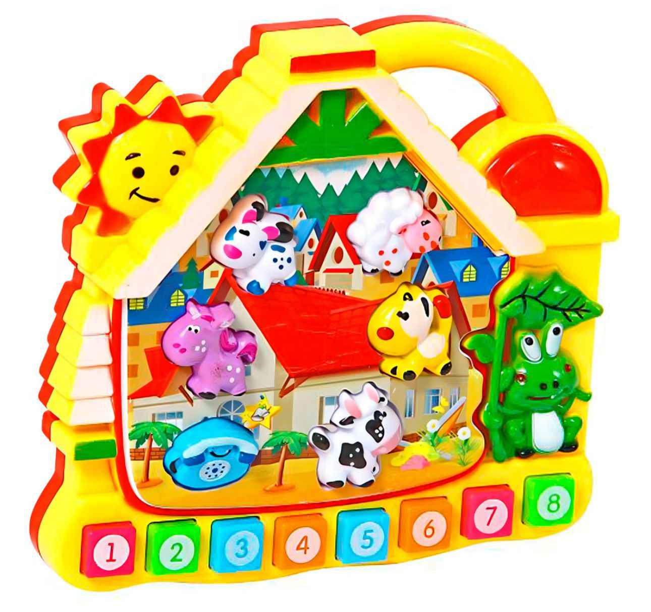 Piano Musical Interactivo Bebes Sonido Animales De La Granja
