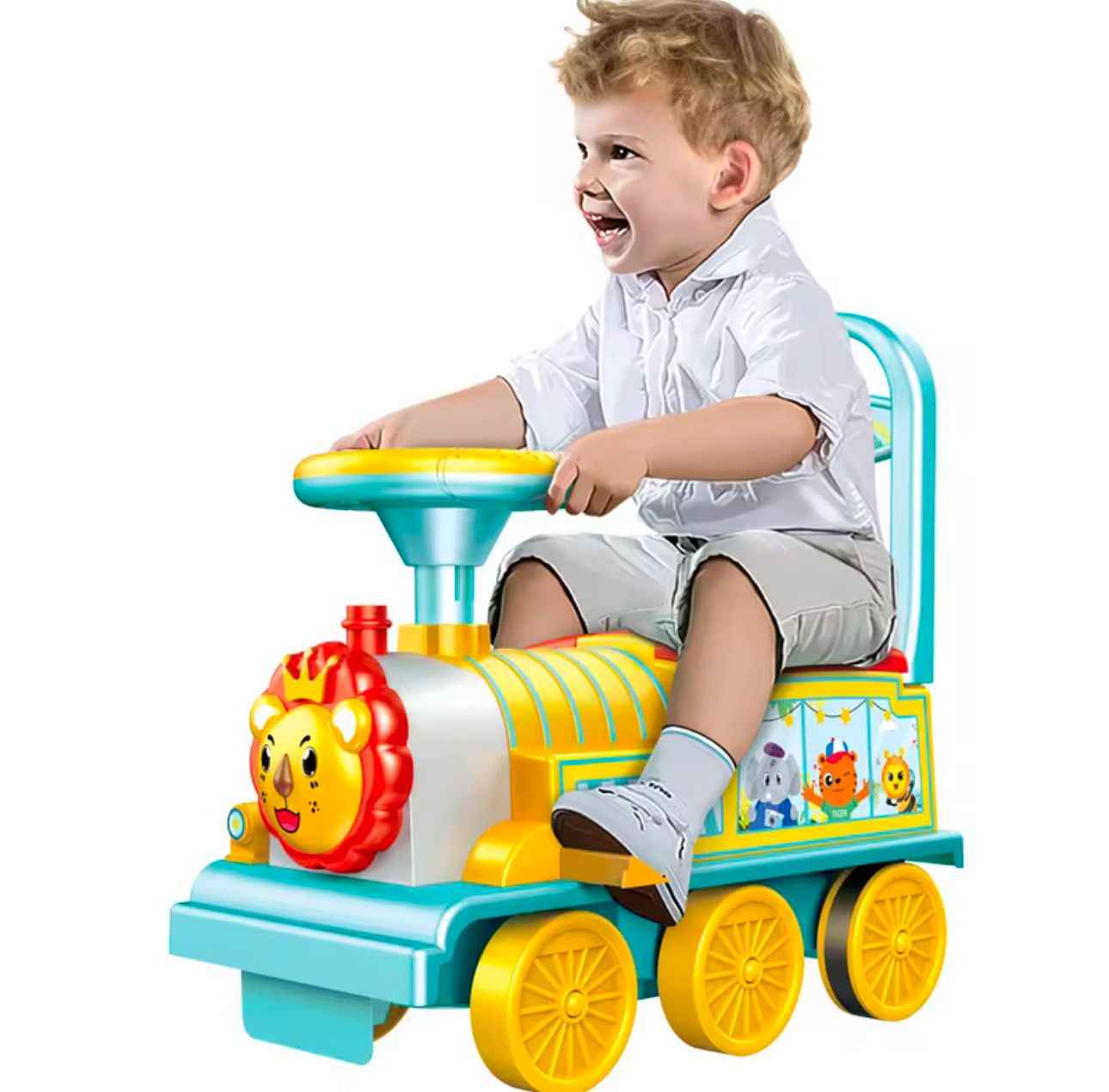 Correpasillos Tren Musical Con Luz Y Sonido Para Niños