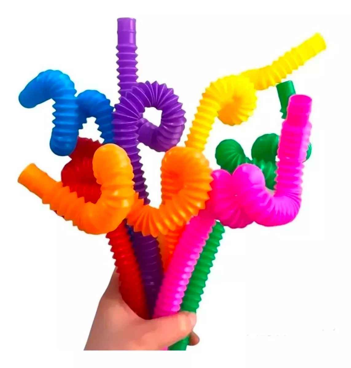 6 Pop It Tube - Pop It Tubo 6 Piezas Colores Surtido