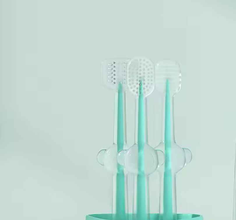 Set Cepillos De Dientes Para Bebe Con Estuche