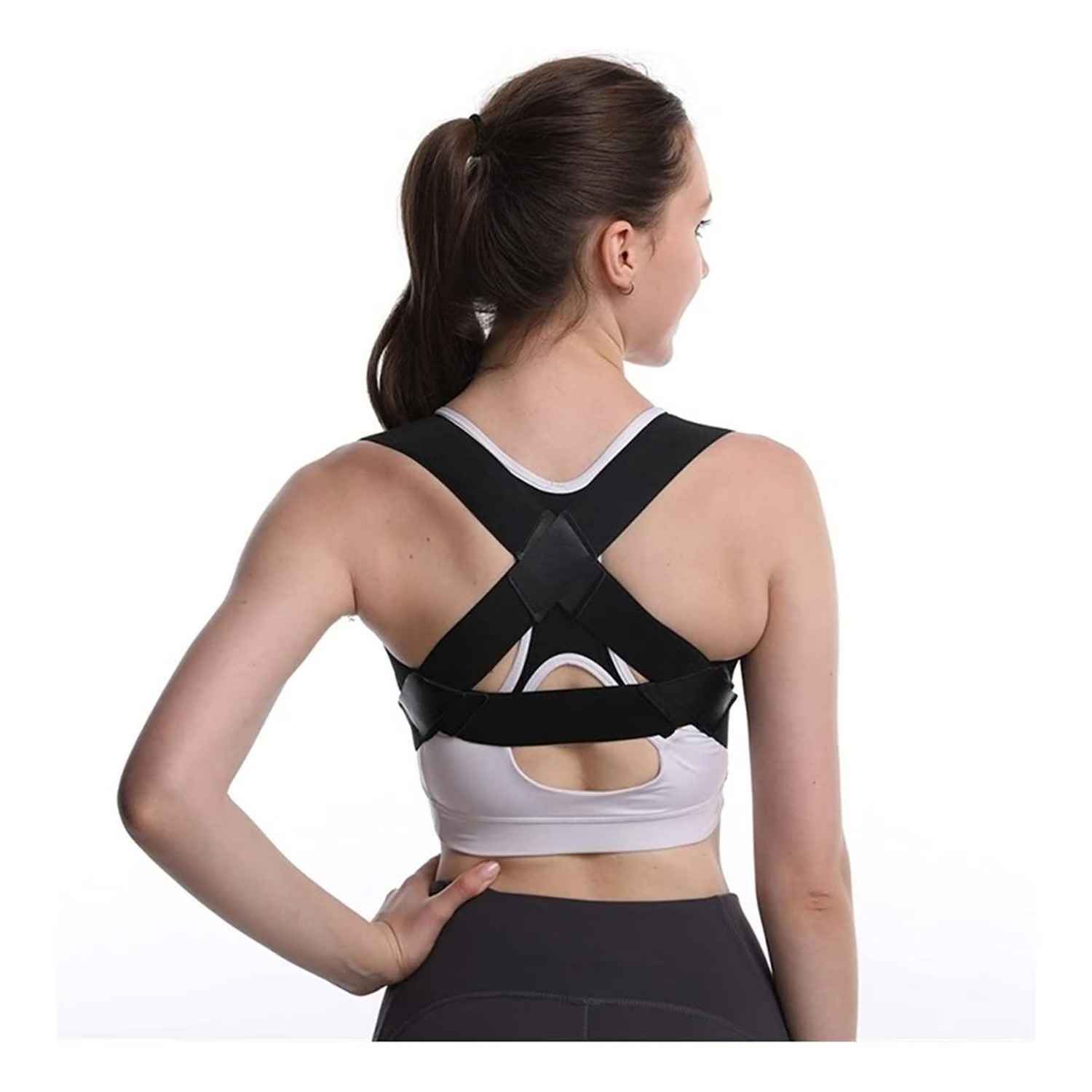 Ajustable Faja Corrector Postura Espalda Soporte Clavicula