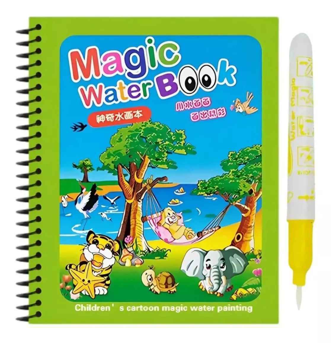 Cuaderno Magico De Agua Para Niños Y Niñas Dibujo
