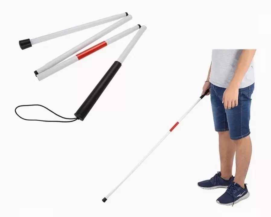 Baston Para Invidente Ciego Plegable Ajustable /reflejante