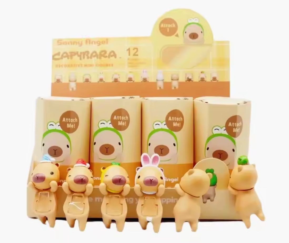 1 Figura Con Caja Sorpresa Capi Sonny Angel - CapyBara