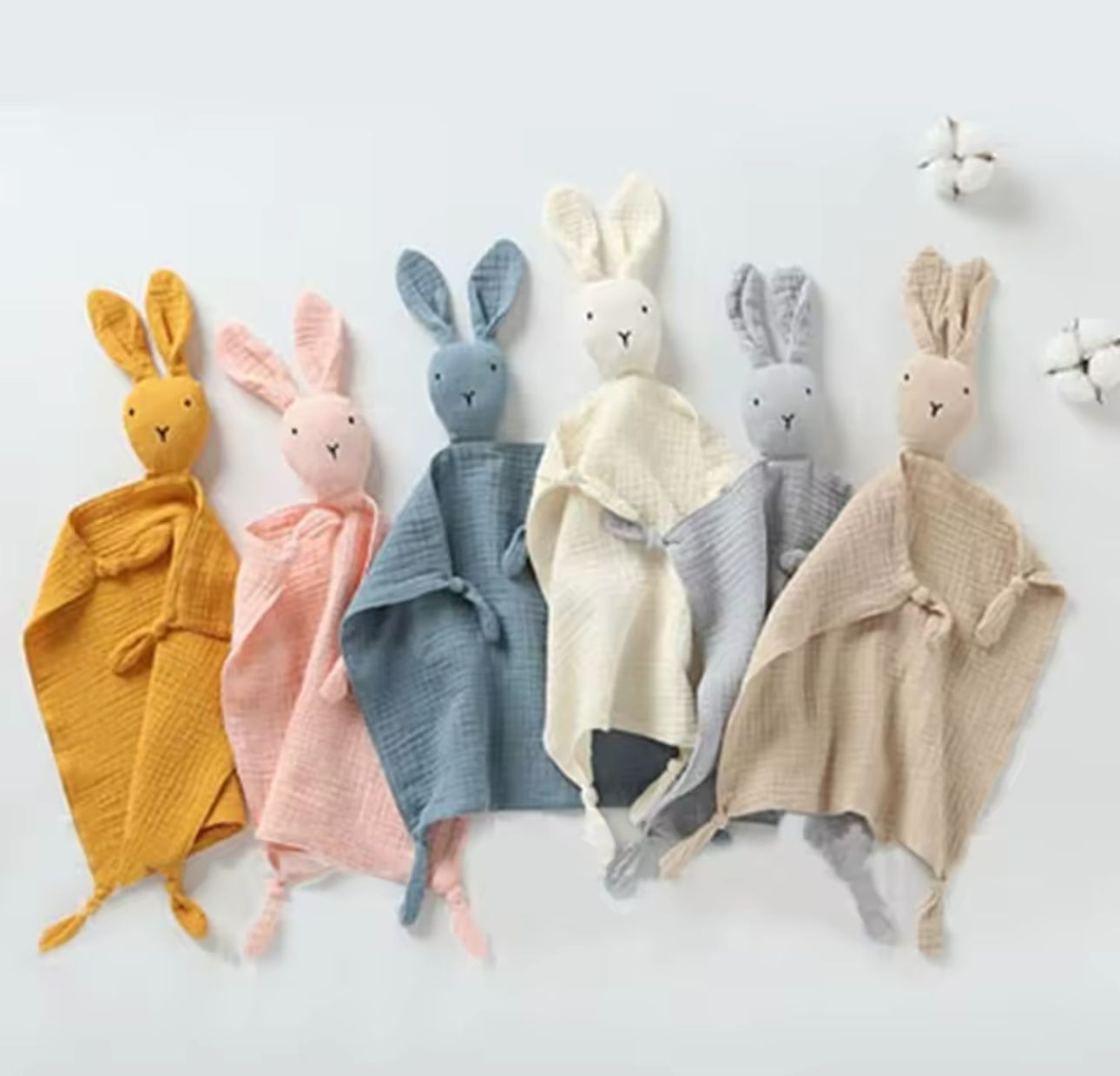 Manta Tuto De Algodon Conejo