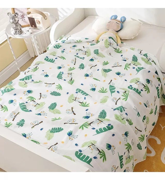 Manta Muselina Para Bebé 120x110cm Algodón 1 Unidad