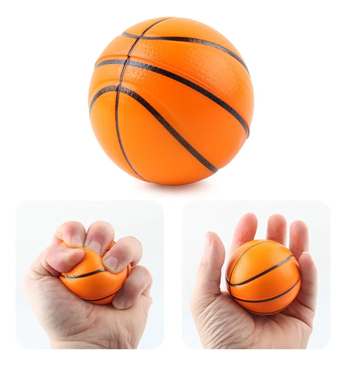 4 X Pelota Deportes Anti Estrés Espuma 7cm Sorpresa Cumple