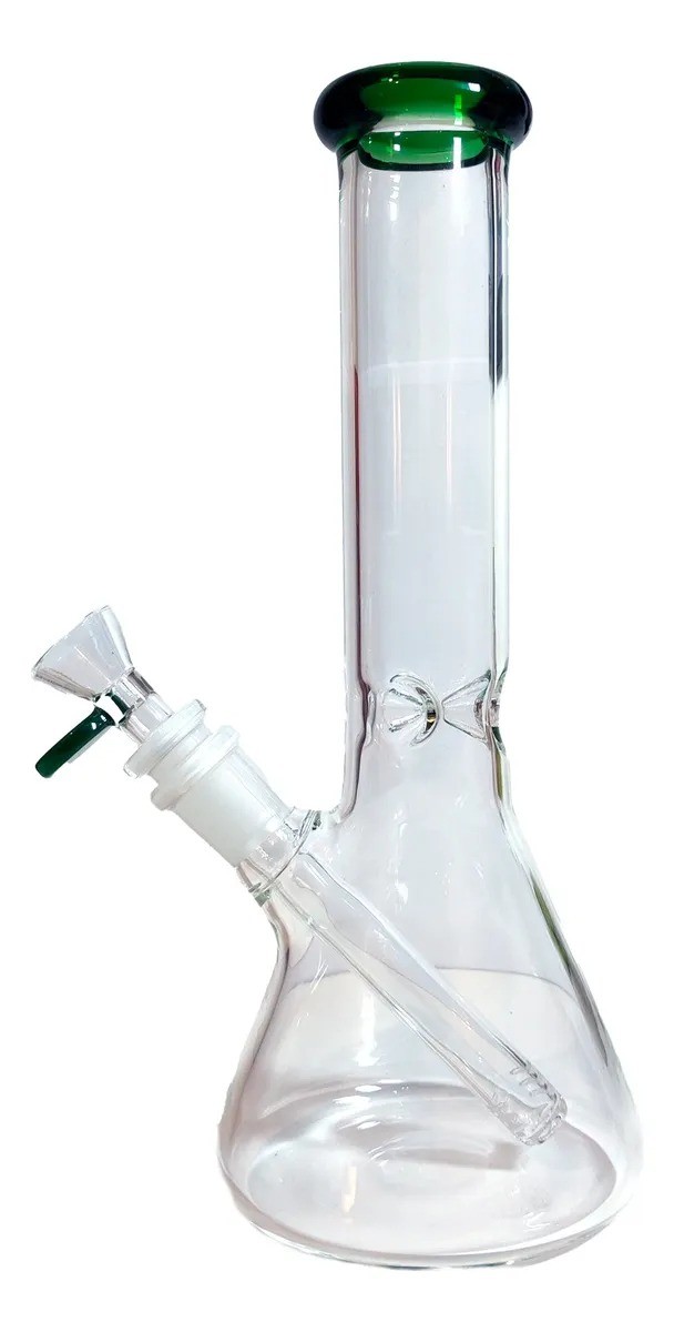 Bong Grueso Pipa 25cm Atrapahielo Incluye Quemador Difusor