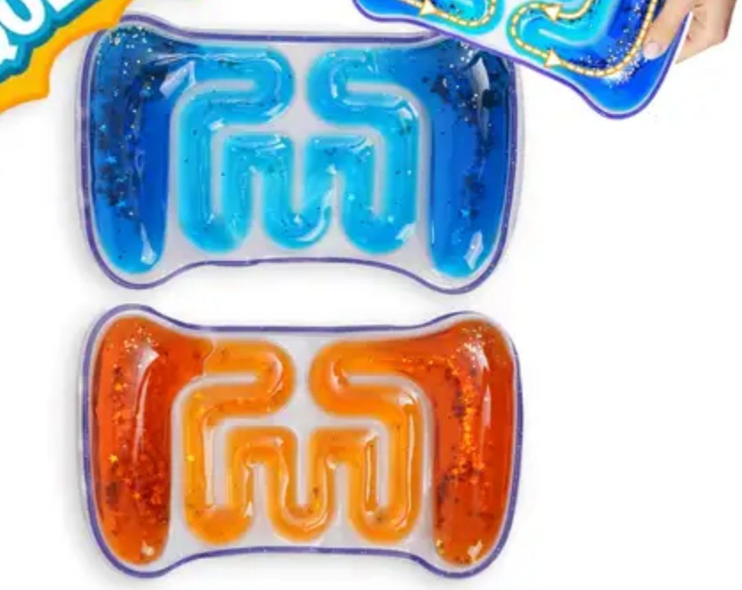Kit 2pcs sensorial tubo blando con purpurina antiestrés  autismo tdah