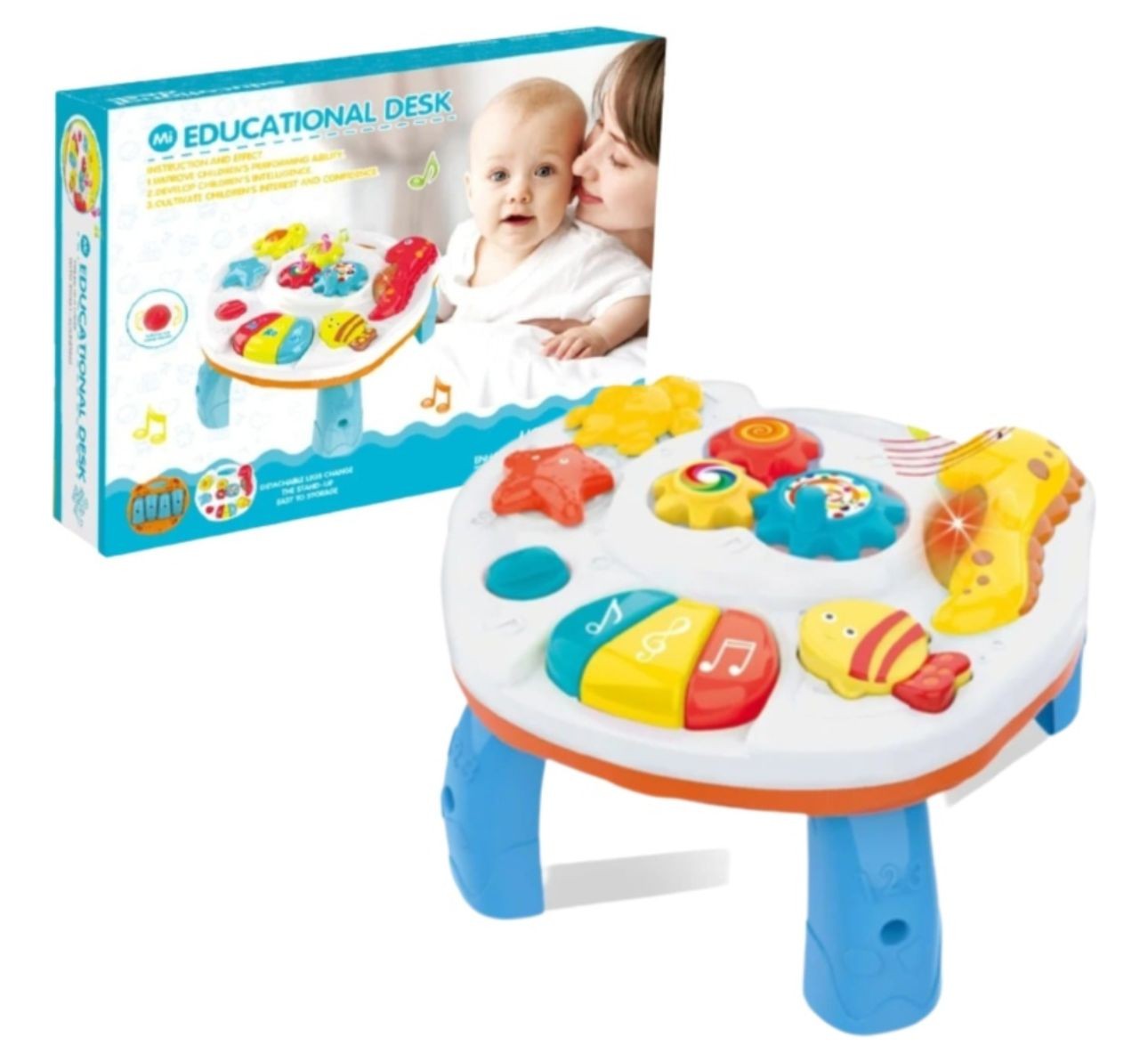 Juego De Mesa Didáctico Piano Músical Educativo Para Bebé