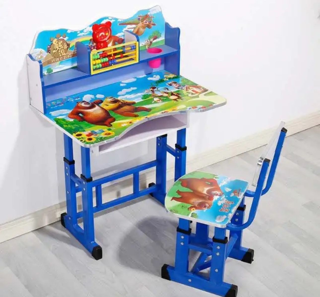 Mesa Escritorio Y Silla Infantil Armable Para Niños Niñas