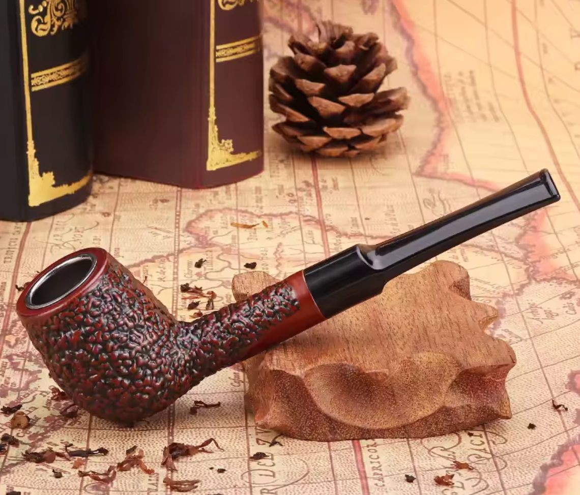 Pipa Elegancia  madera Similar Boquilla De Recta Lujosa