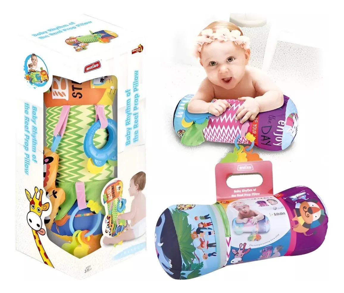 Almohada De Gateo Y Estimulación Para Bebes Sensorial
