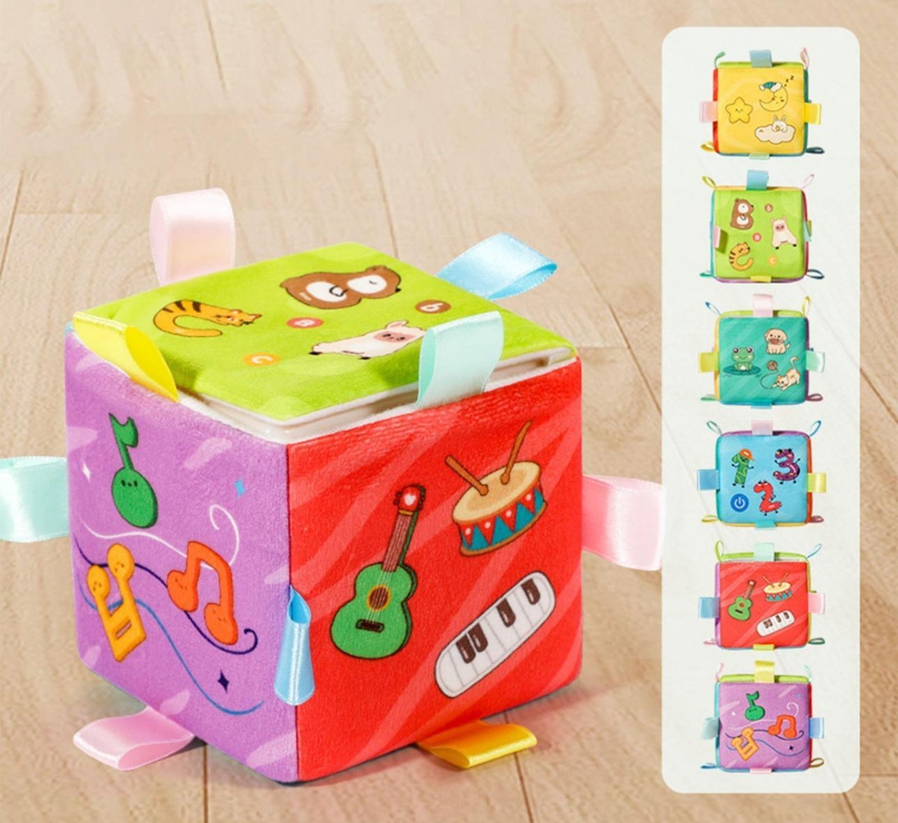 Cubo De Actividades Musical Para Bebes Juego Cognitivo