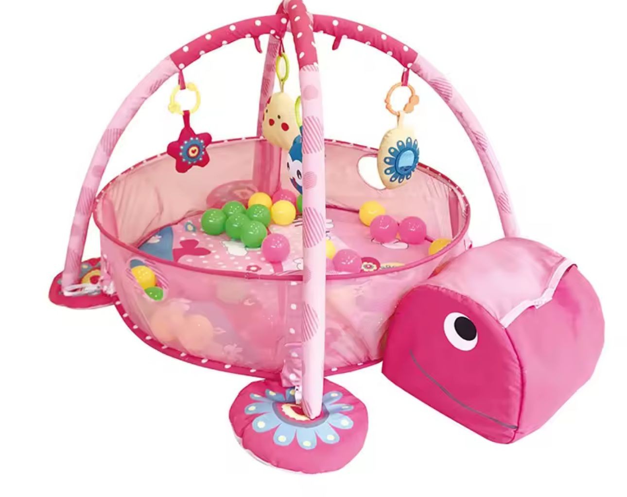 Gimnasio Bebe Con Piscina + 30 Pelotas 3 En 1