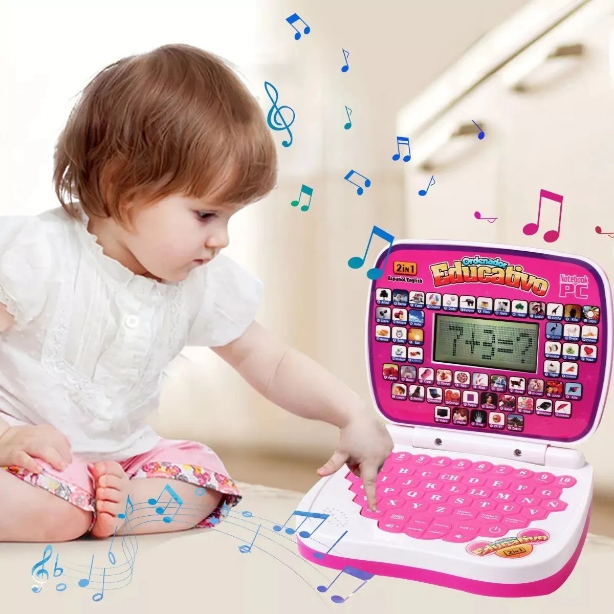 Computador Didáctico Interactivo Para Niños Español-ingles