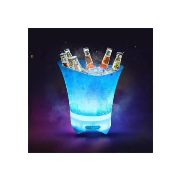 Hielera Parlante Cubetera Led Rgb Bluetooth Grande