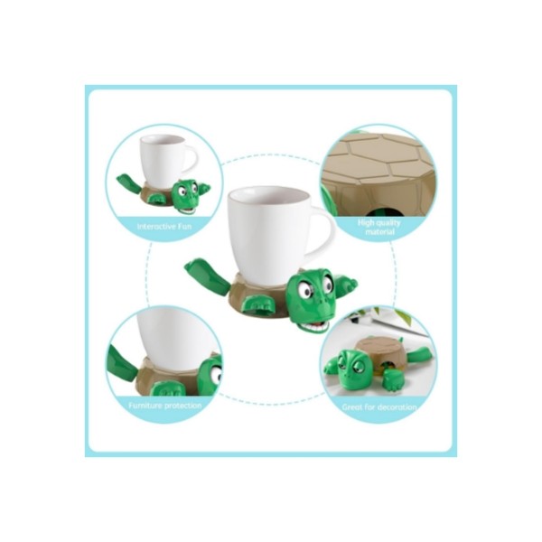 Posa Vaso Tasa Tortuga 3d Novedad movimiento