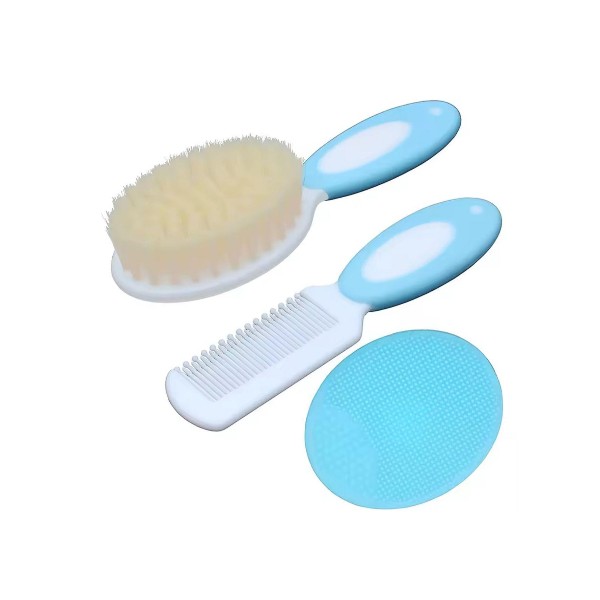 Set De Higiene Para Bebes Cepillos Y Peine Suave Limpieza