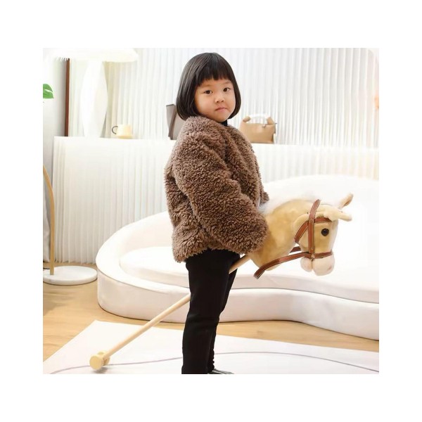 Caballito De Palo Con Sonido Y Rueda De 100 Cm Para Niños