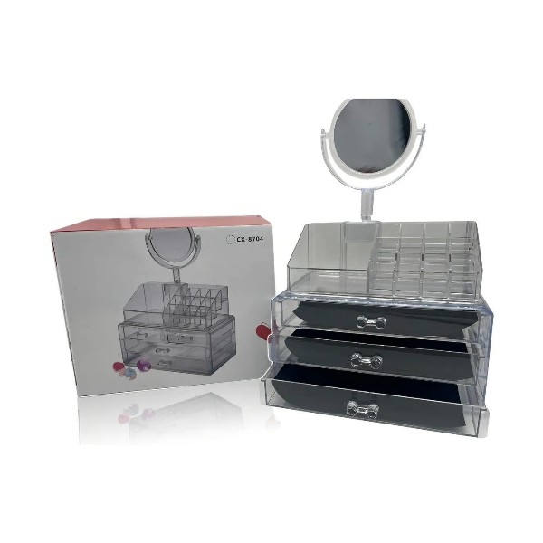 Organizador De Maquillaje, Cosmetiquero, Joyero / Espejo
