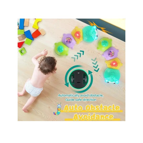 Juguete Sensorial Oruga Musical Movimiento