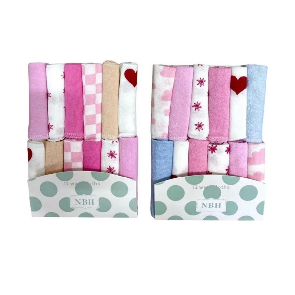 Set 12 Toallas Tutos Para Bebes Pañuelo Suave Recién Nacido