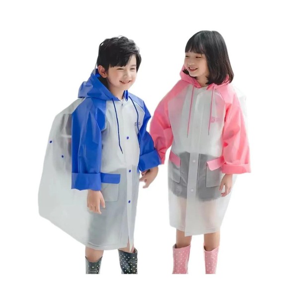 Poncho Niño Capa Impermeable Portátil Lluvia Viento