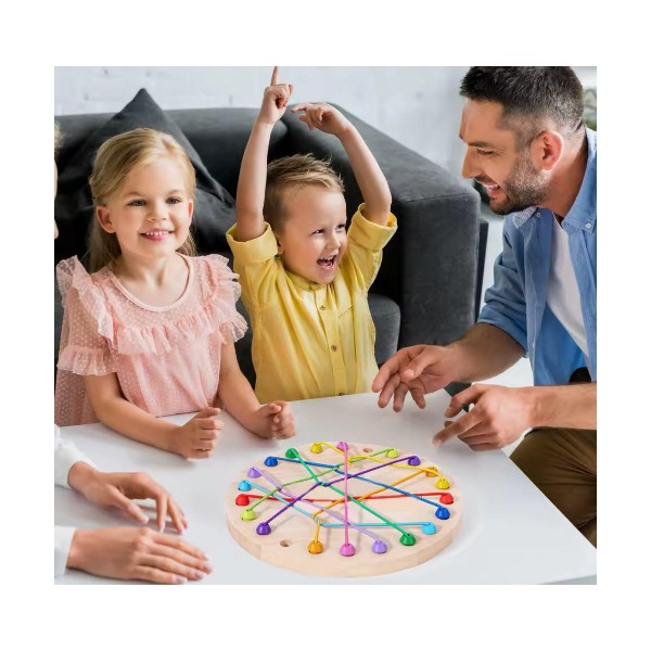 Juego Montessori Rompecabezas de Cuerdas Trenzadas