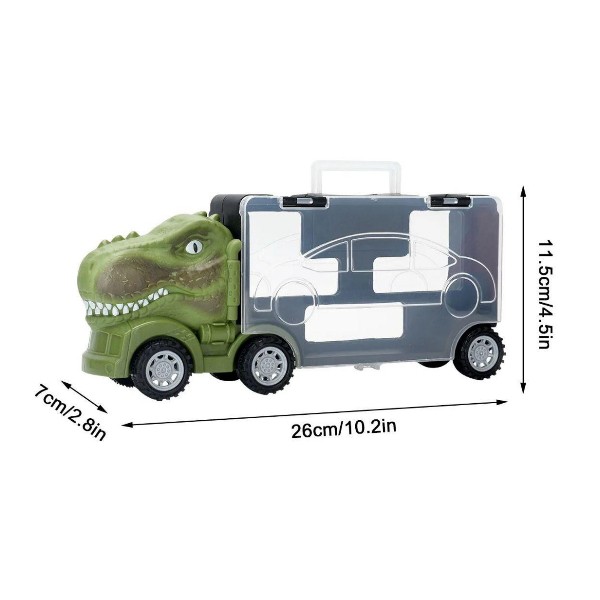 Juguete Camion Tiranosaurio Rex Transporte De Dinosaurios