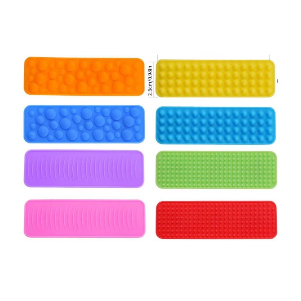 Kit Sensorial de 8 Piezas Antiestrés con Ventosas y Textura