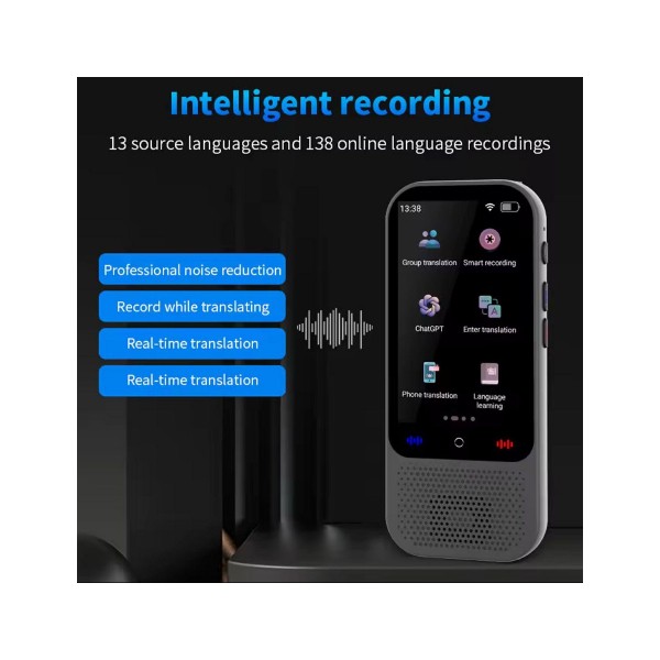 Traductor De Voz Ai Instantáneo Portátil De 138 Idiomas