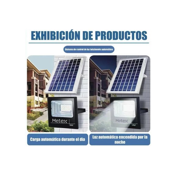 Foco Reflector Solar Interior Y Exterior 300w