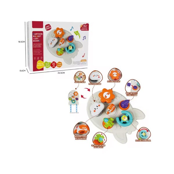 Didáctico Nave  Interactiva  Bebés Sensorial montessori