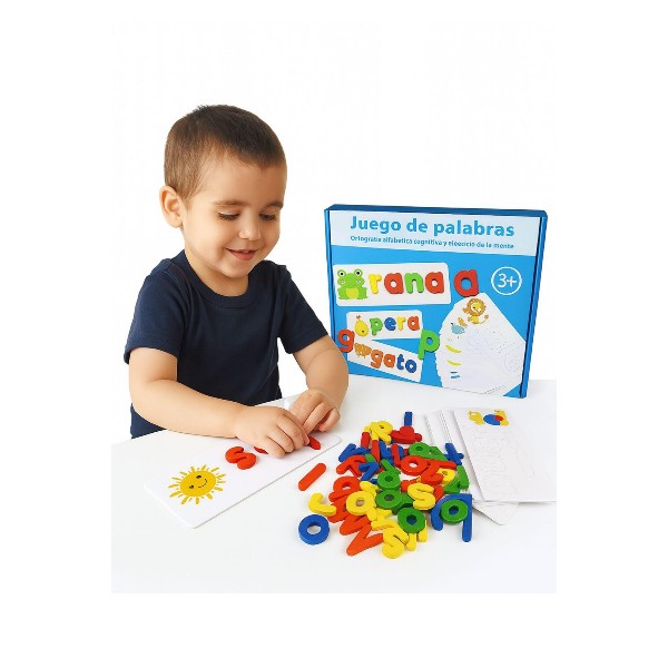 Leer Y Escribir Juego De  palabras De Deletreo estilo Montessori
