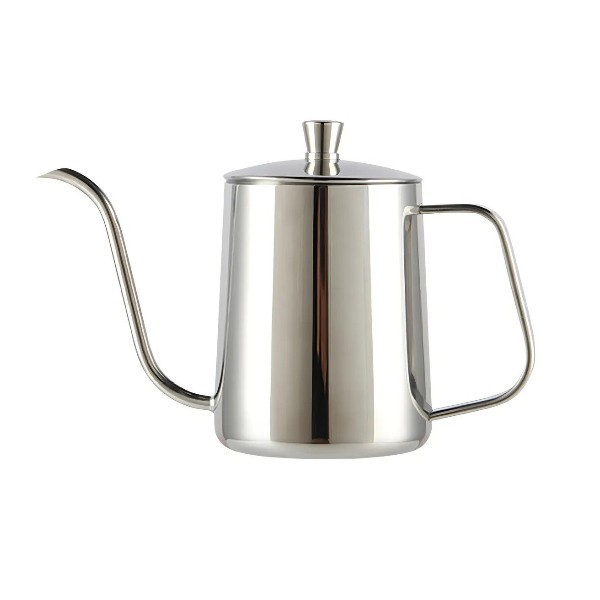 Tetera Cuello Cisne 350 Ml Café Te De Acero Inoxidable Plateado