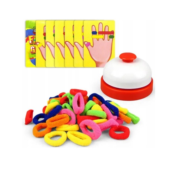 Juguete Didactico Juego Patrones De Anillos Con Elásticos