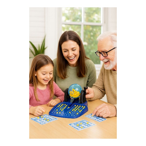 Juego De Mesa Bingo Con Cartones Juego