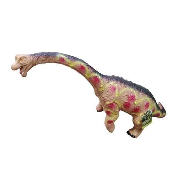 Dinosaurio Juguete Gigante ,cuello Largo Goma Sonido 40x80cm