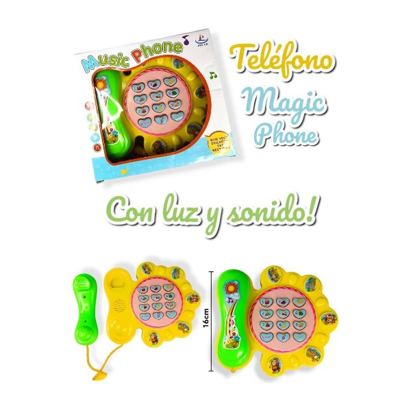 Juguete Telefono Didáctico Sonido Para Niños Bebe
