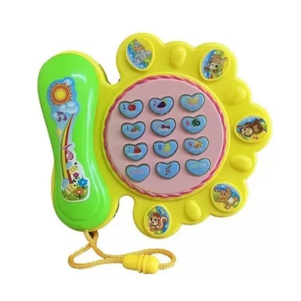 Juguete Telefono Didáctico Sonido Para Niños Bebe