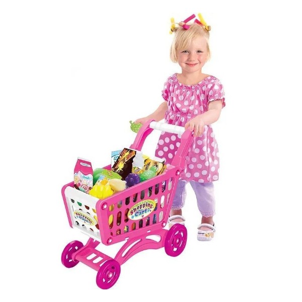 Carrito De Compra Supermercado Para Niños 56 Piezas